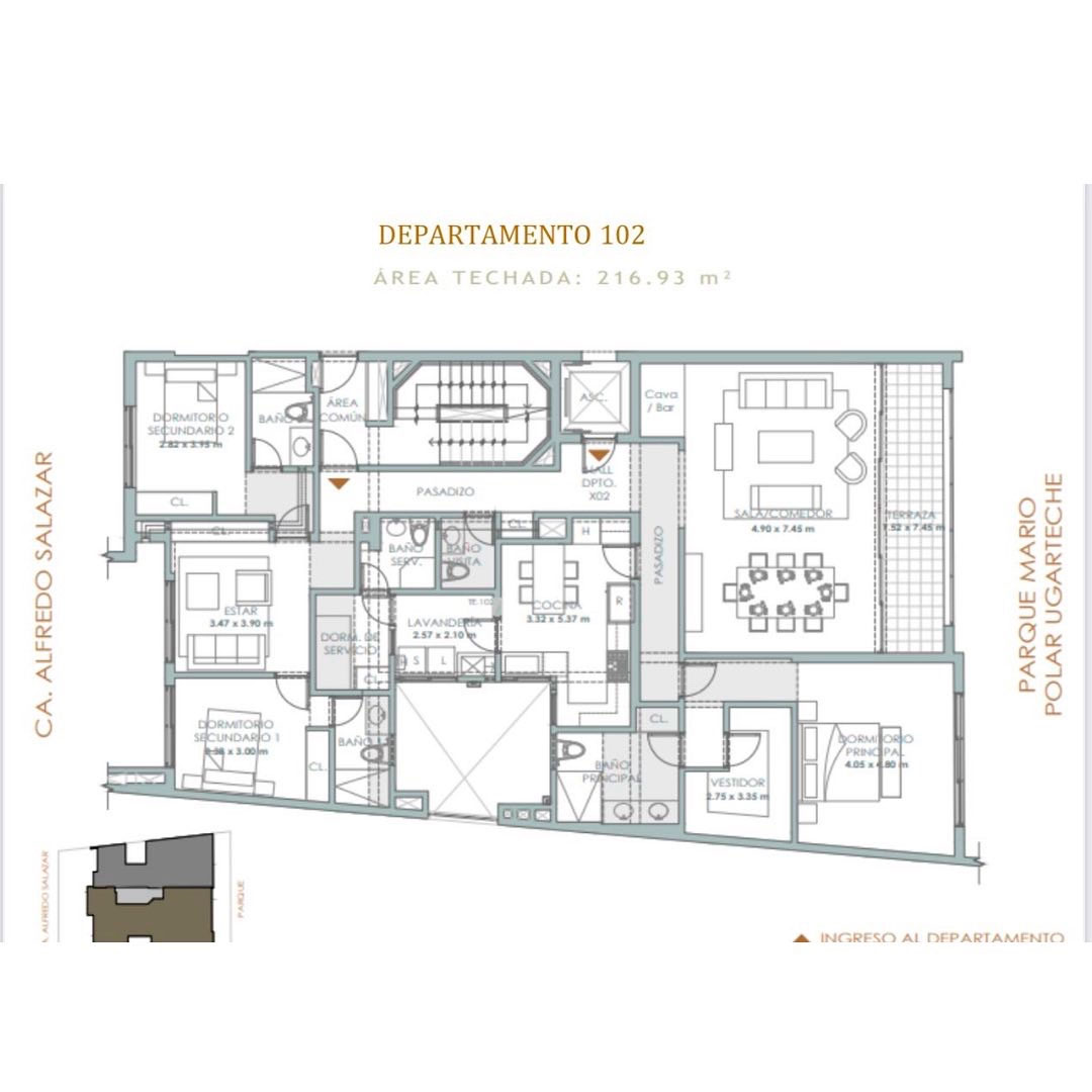 DEPARTAMENTO EN VENTA SAN ISIDRO